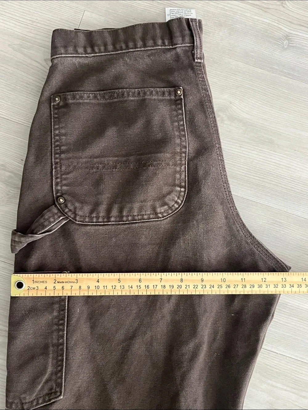 Carhartt 31-30 Brown Carpenter Pants